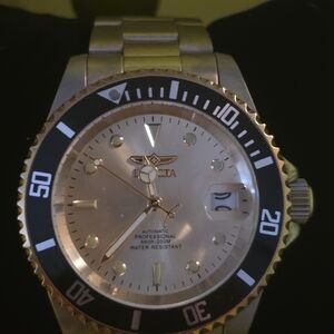 Invicta Gold and Black Men's Watch